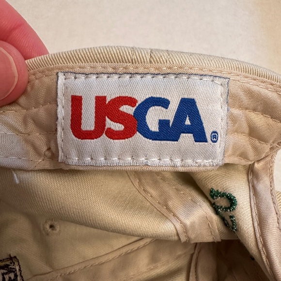 Lot Of 2 US Open Golf Hats 2007 Oakmont Tan 2024 Pinehurst White USGA Member - Picture 5 of 11